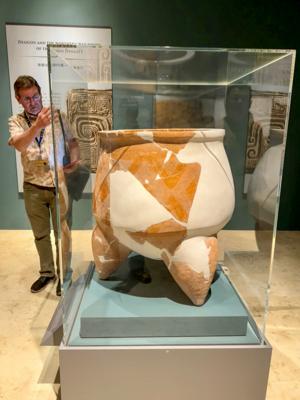 Bowers Museum   Ceremonial Pottery - Docent Mike